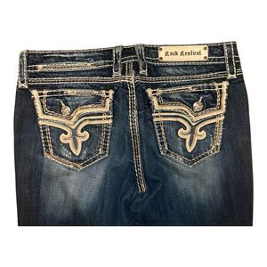 Rock Revival Jeans Womens size 31 Kai Easy Boot Jeans